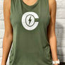 Caffeine and Watts Ladies Icon Muscle Tank