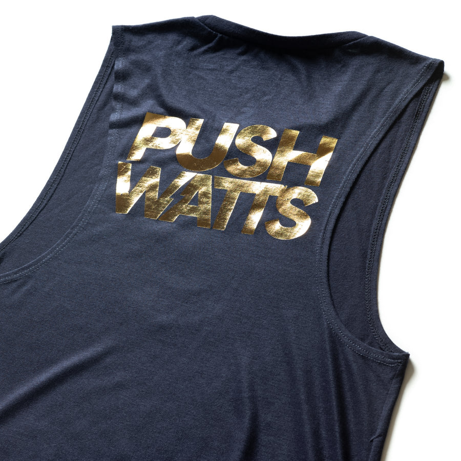 Caffeine and Watts Ladies Icon Muscle Tank