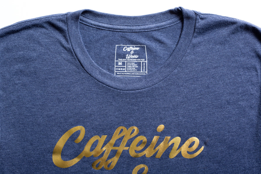 Caffeine and Watts T-shirts