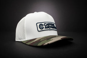 Caffeine & Watts Trucker Hat White/Camo